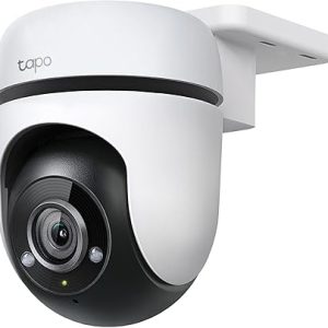 Tapo 1080P Outdoor Wired Pan/Tilt Security Wi-Fi Camera